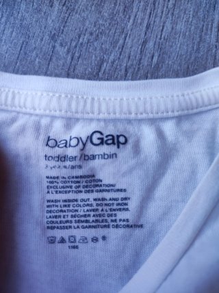 Camiseta Bebé Niña Gap 3 Años Barco