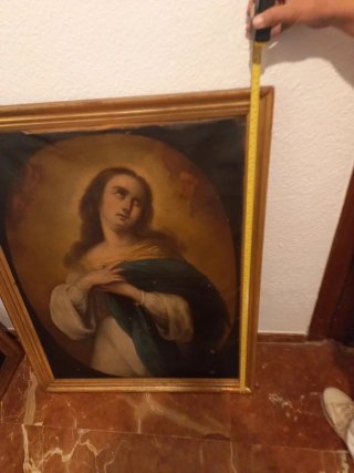 Óleo antiguo religioso. Ofertas?