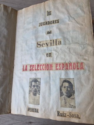 Prensa y Cromos del  Sevilla C F 59 - 60 y 61 - 62