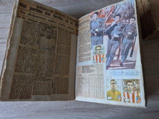 Prensa y Cromos del  Sevilla C F 59 - 60 y 61 - 62