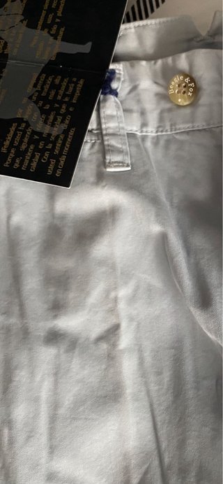 Pantalón tipo Chino Hombre Azul Claro Talla M 42