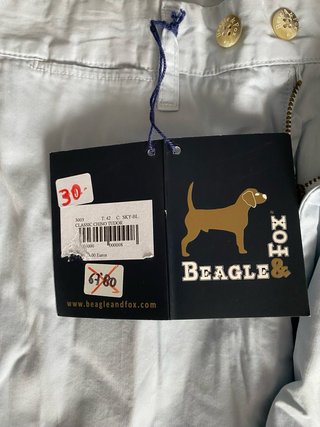 Pantalón tipo Chino Hombre Azul Claro Talla M 42