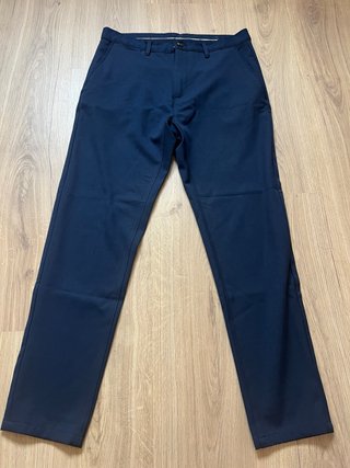 Pantalón Zara Talla 38 Azul Marino