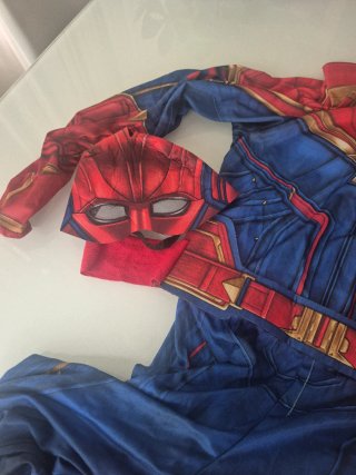 Disfraz Capitana Marvel 8-10 años