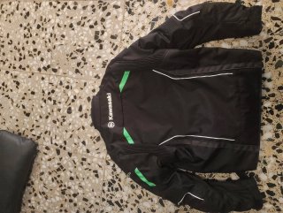 Chaqueta Moto Kawasaki Negra