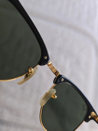Gafas de sol Ray-Ban Clubmaster Negro/Dorado