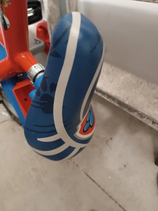 Bicicleta Patrulla Canina Roja y Azul