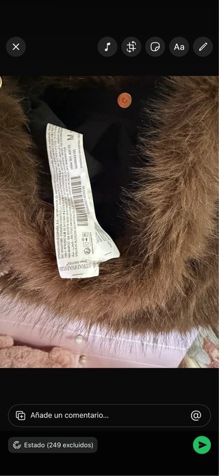Bolso peluche Stradivarius con charm osito