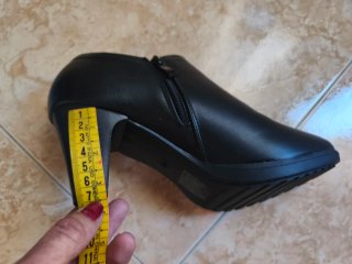 Zapatos abotinados negros MARYPAZ sin estrena