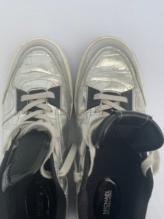 Zapatillas Michael Kors plateadas mujer talla 41