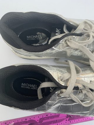 Zapatillas Michael Kors plateadas mujer talla 41