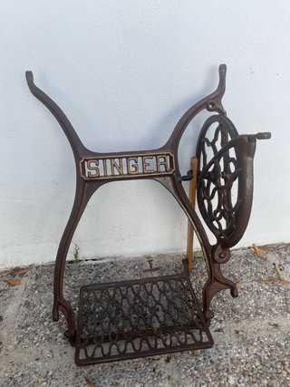 Pie Máquina Coser Singer Hierro