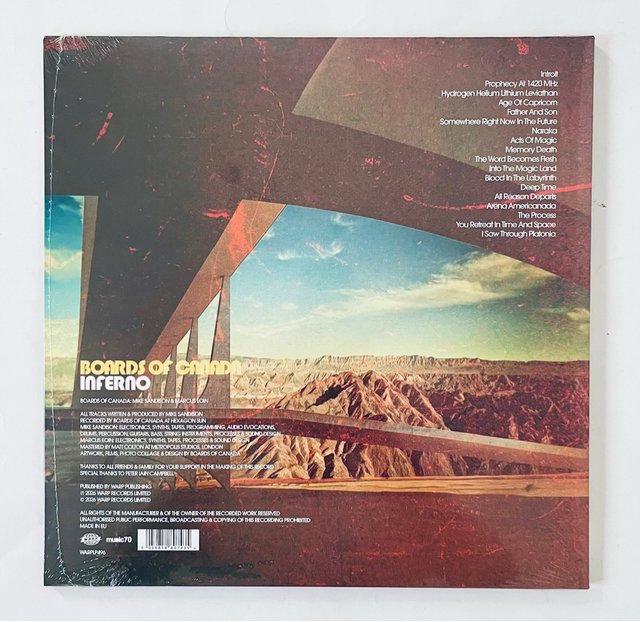 Boards Of Canada ‎– Inferno 2xLP > Last copy!