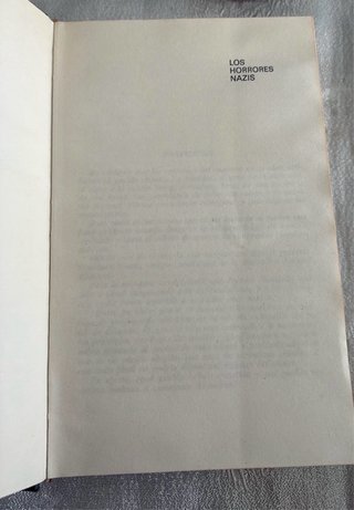 los horrores nazis libro antiguo