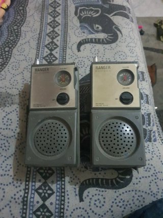 2 Radios Walkie Talkie Ranger AM Antiguo