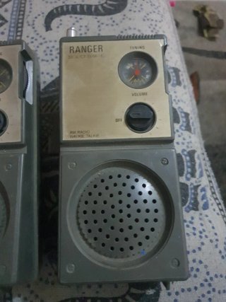 2 Radios Walkie Talkie Ranger AM Antiguo