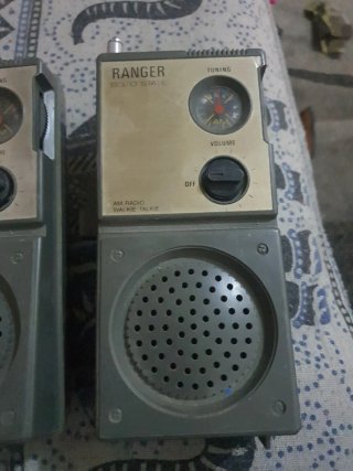 2 Radios Walkie Talkie Ranger AM Antiguo