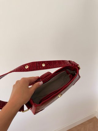 Bolso Yves Saint Laurent Rojo Cocodrilo