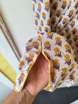 Vestido de tirantes algodón