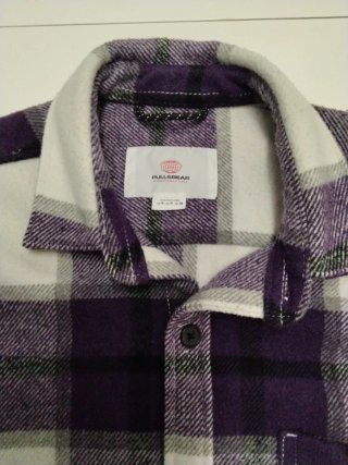 Camisa Pull&Bear franela cuadros M