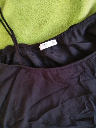 Vestido Mango Negro Talla M