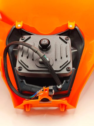 KTM Careta Faro LED Naranja