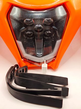 KTM Careta Faro LED Naranja