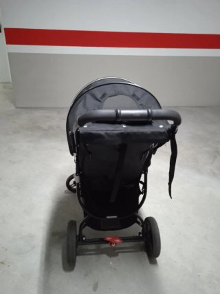 Cochecito paseo negro plegable