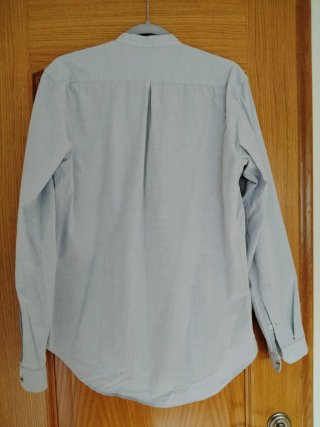 Camisa Lino-Algodón Zara Talla L