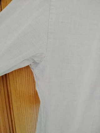 Camisa Lino-Algodón Zara Talla L