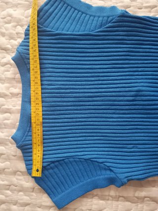 Camiseta canalé con cremallera