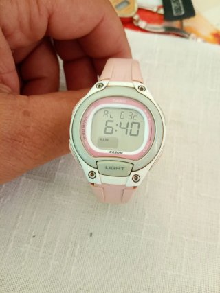 Orologio Casio Donna Rosa Bianco