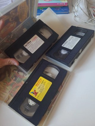 Lote 3 Películas Disney VHS