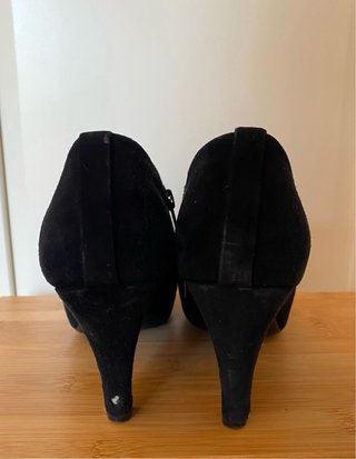 Botines de tacón negros