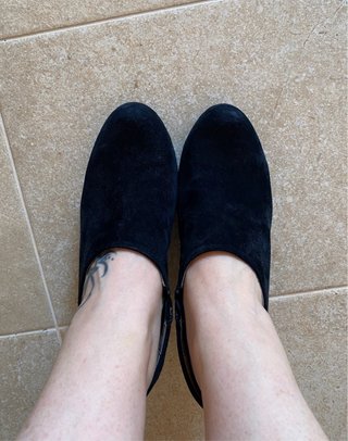 Botines de tacón negros