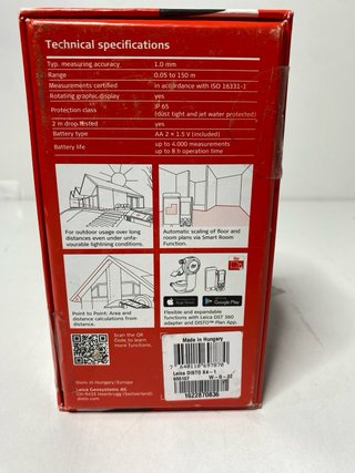 : Medidor Láser Leica DISTO X4 (150m)