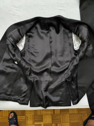 Chaqueta de traje Zara negra nueva hombre