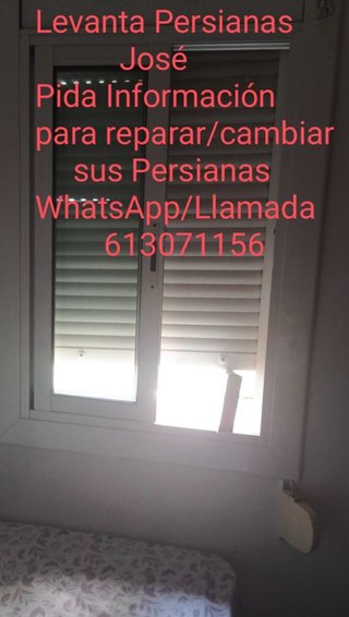 Persianista/sustitucion de persianas/reparacion