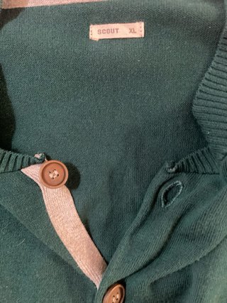 Cardigan verde uomo taglia XL