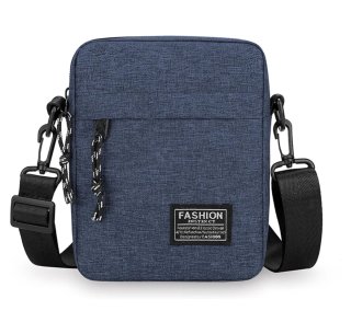 Bandolera azul hombre