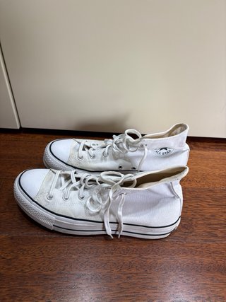 Converse Blancas Plataforma