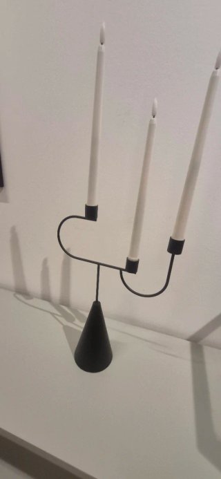 Candelabro Avant Ferm Living Negro
