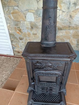 Estufa de hierro fundido