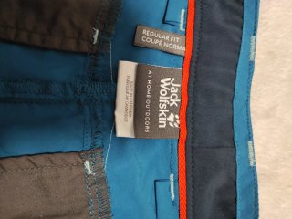 Pantalón corto Jack Wolfskin azul