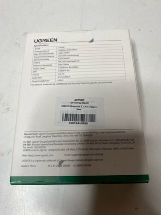 : Receptor Audio Bluetooth 5.1 UGREEN aptX HD