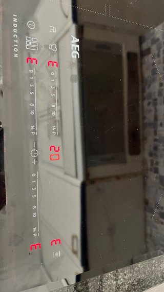 Placa de inducción AEG Para repara
