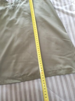 Camiseta tirantes Promod verde M