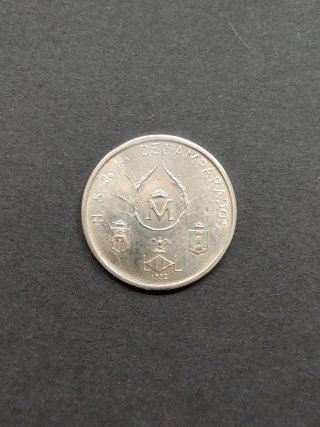 Moneda Plata Virgen Desamparados