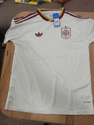 Camiseta España blanca roja