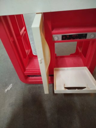 Cocinita de Juguete Roja y Blanca